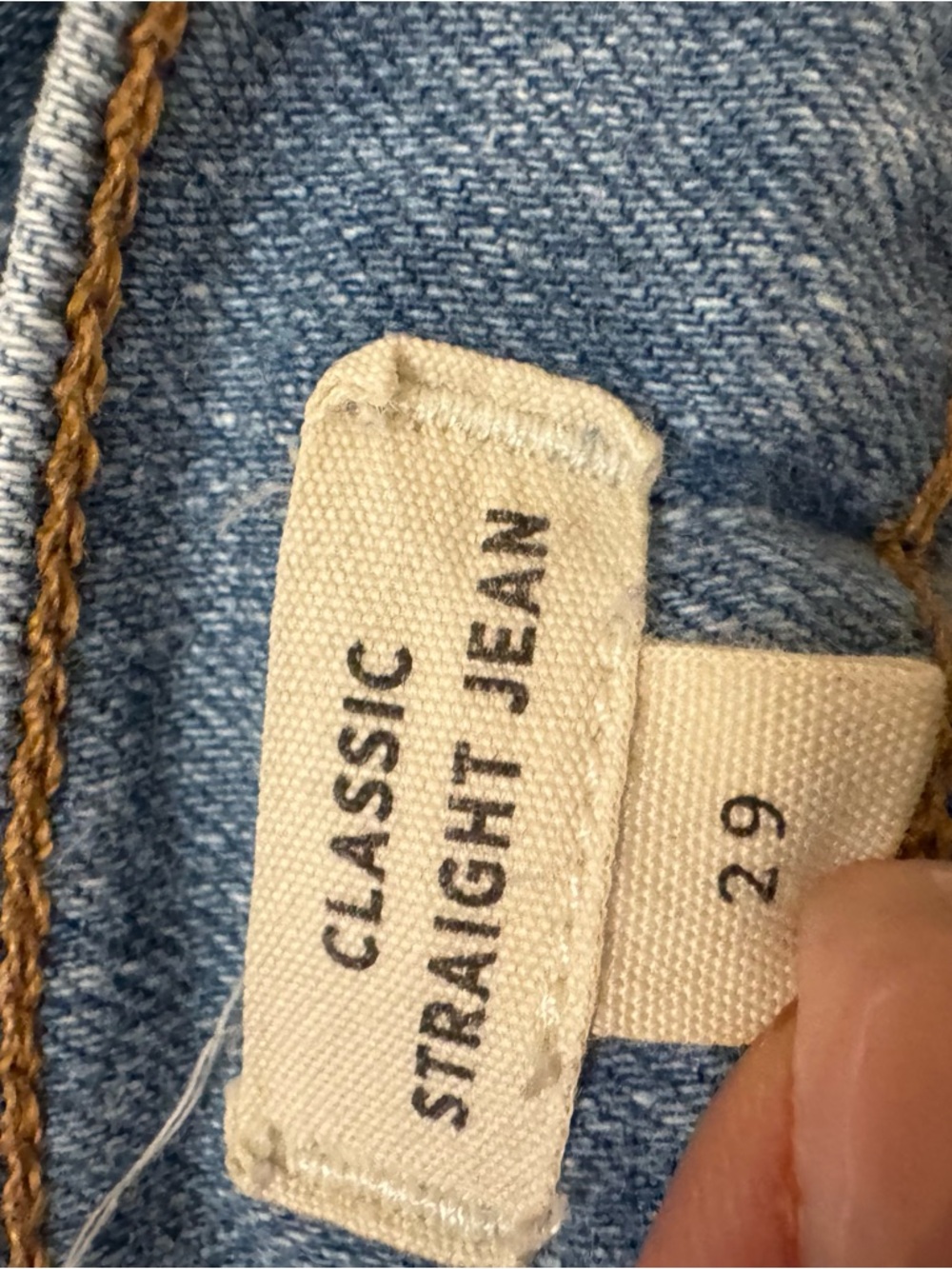 Madewell Classic Straight Jeans Light Wash High Rise Size 29 - Picture 6 of 12